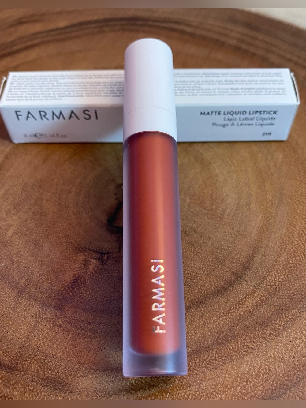 🌙✨🏷️Farmasi Matte Liquid Lipstick - SHADE : WARM BRICK